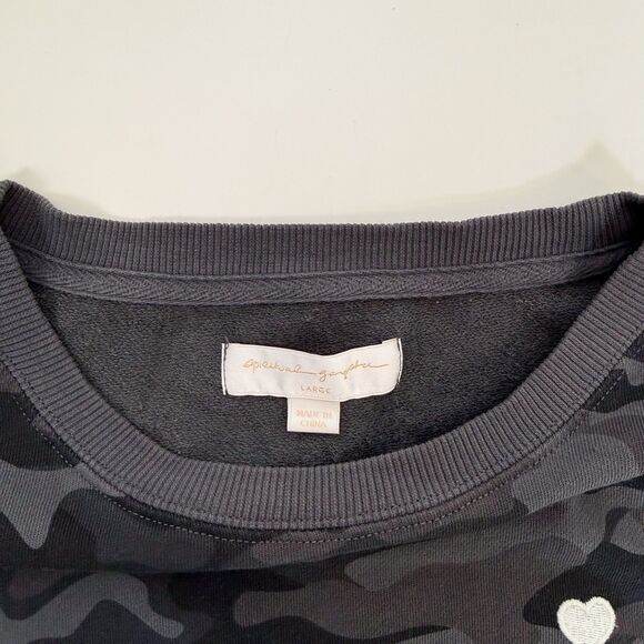 Spiritual Gangster Mazzy Pullover Radiate Love Camo Sweatshirt Sz Large - Picture 6 of 9